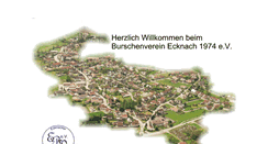 Desktop Screenshot of burschenverein-ecknach.de
