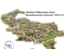 Tablet Screenshot of burschenverein-ecknach.de